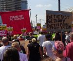Stand Up To Racism anti-FLA march Manchester